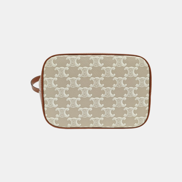 TRIOMPHE CANVAS Small Coated Canvas Beige