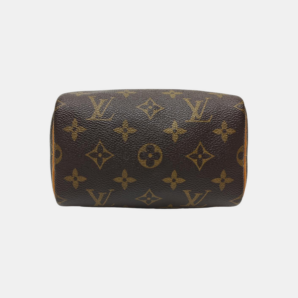 SPEEDY Nano Monogram Coated Canvas Brown