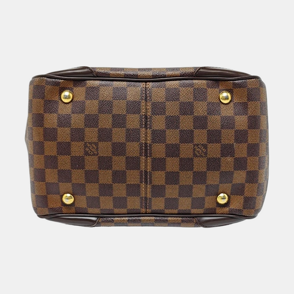 VERONA MM Damier Ebene Coated Canvas Brown