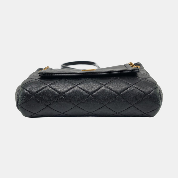 NOLITA Mini Quilted Lambskin Black
