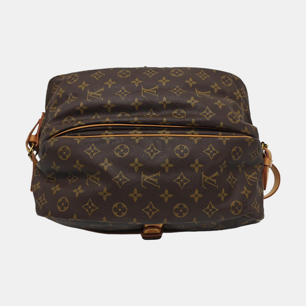 SAUMUR 35 Monogram Coated Canvas Brown