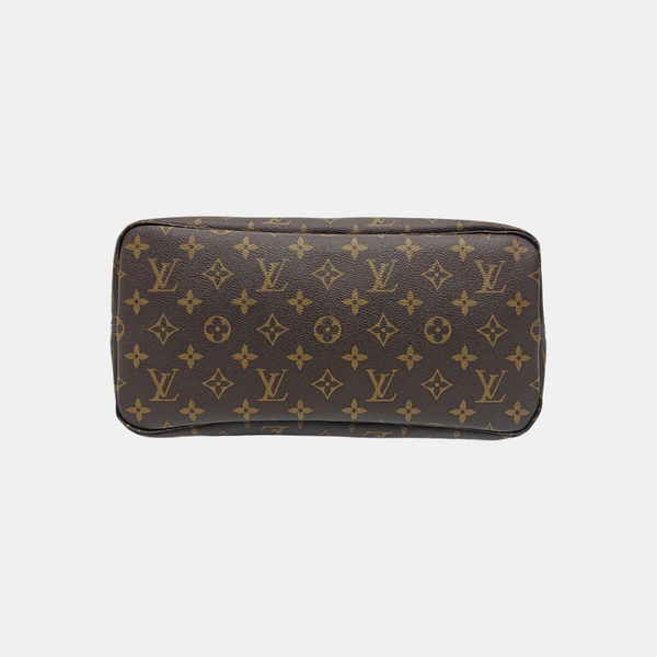 NEVERFULL MM Monogram Coated Canvas Brown