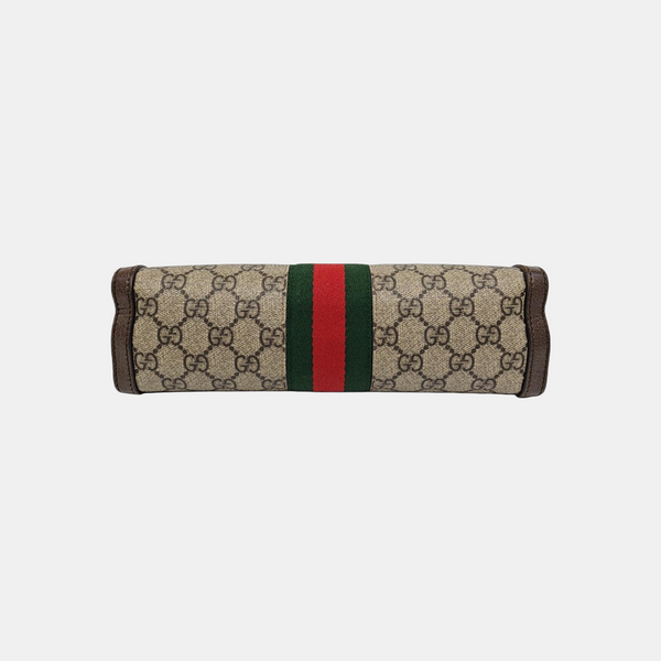 Ophidia Small Monogram Coated Canvas Beige