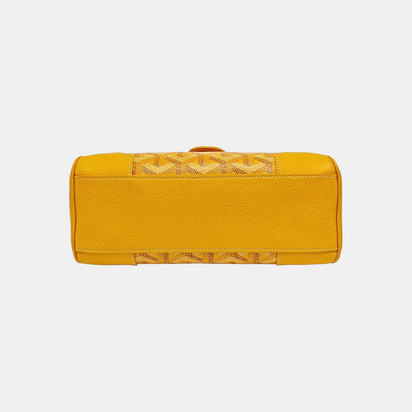 Authenticated pre-owned Saïgon Mini Coated Canvas Yellow - Shoulder Bag at Looply