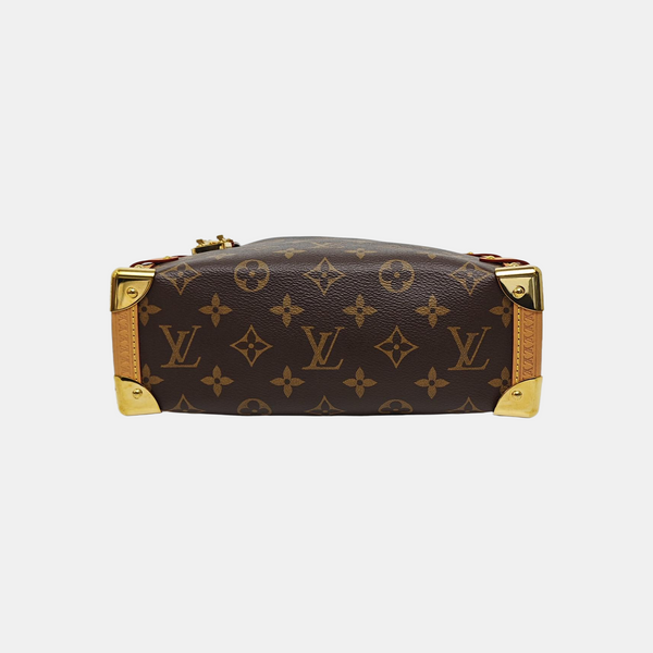 SIDE TRUNK MM Monogram Coated Canvas Brown