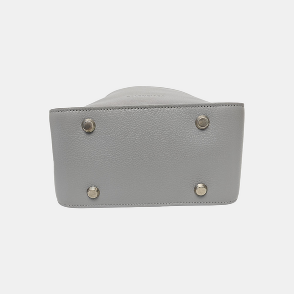 Calfskin Shoulder Bag Gray