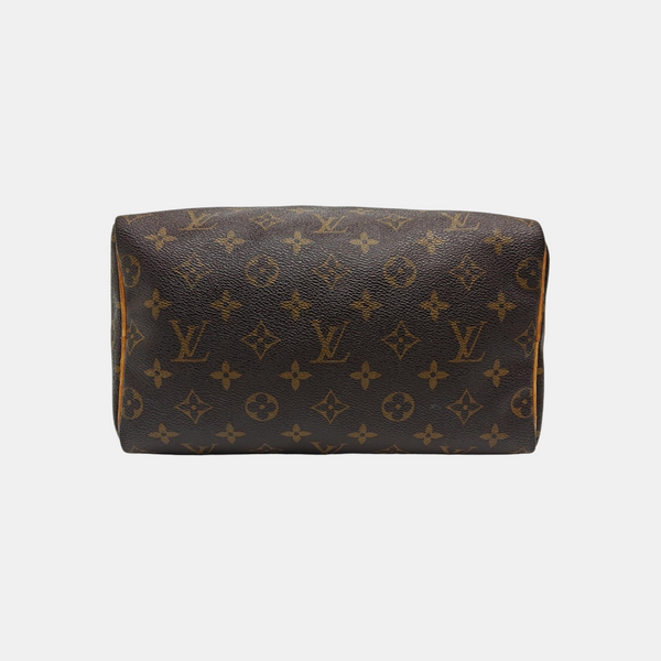SPEEDY 25 Monogram Coated Canvas Brown