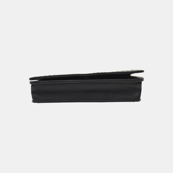 Calfskin Shoulder Bag Black