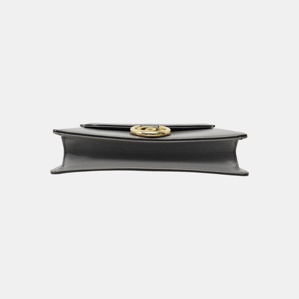GG Ring Small Calfskin Gray