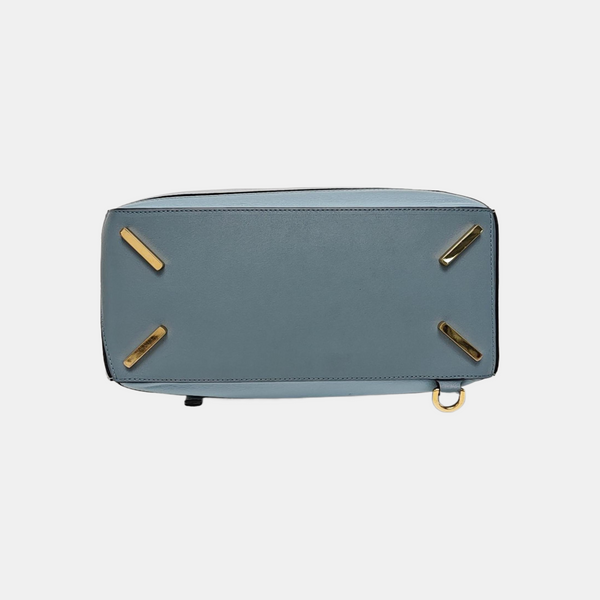 Puzzle Medium Calfskin Blue