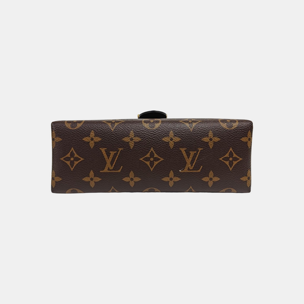 LOCKY BB Monogram Coated Canvas Brown