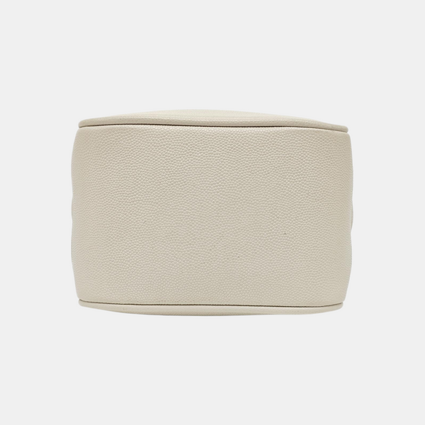 80'S VANITY Quilted Calfskin White