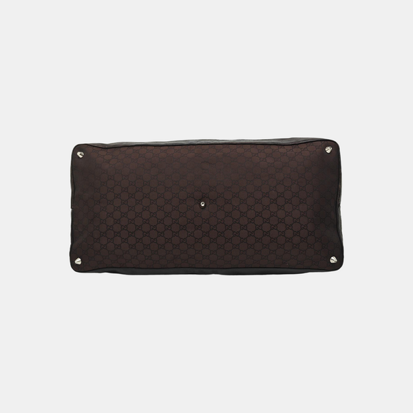 Monogram Nylon Shoulder Bag Brown