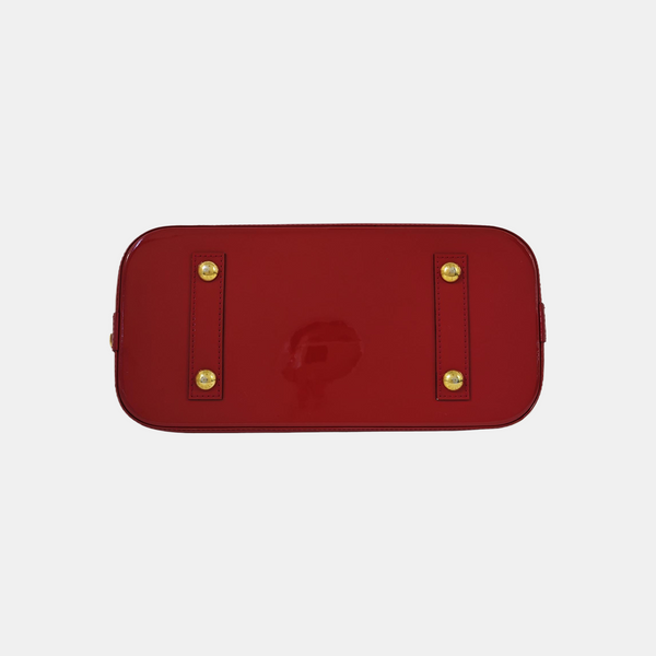 ALMA PM Monogram Patent Leather Red