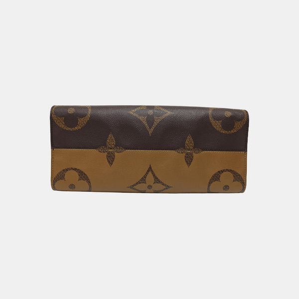 ONTHEGO MM Monogram Coated Canvas Brown