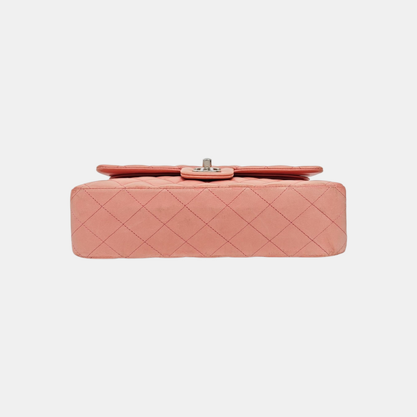 CLASSIC FLAP Small Quilted Lambskin Pink
