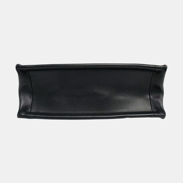 Authenticated pre-owned Lady D-Joy Mini Cannage Calfskin Black - Tote Bag at Looply