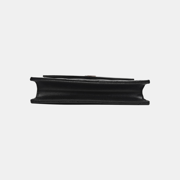 MONOGRAM WOC Chevron Calfskin Black