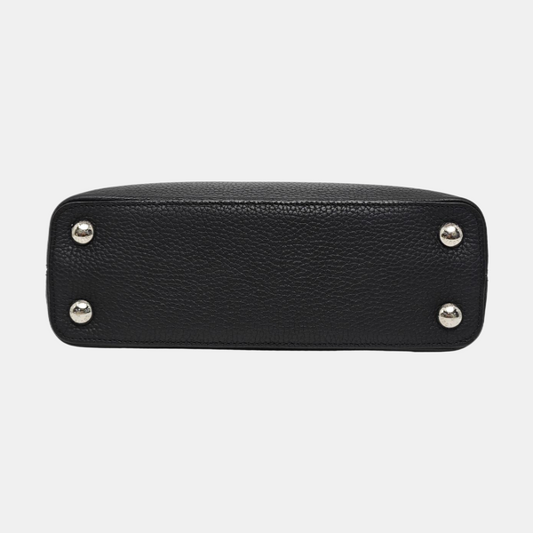 Authenticated pre-owned CAPUCINES BB Calfskin Black - Shoulder Bag at Looply