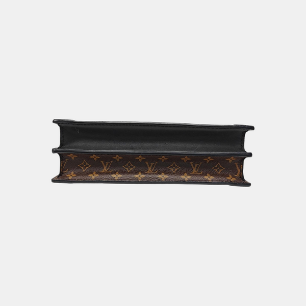 TRUNK Monogram Coated Canvas Brown