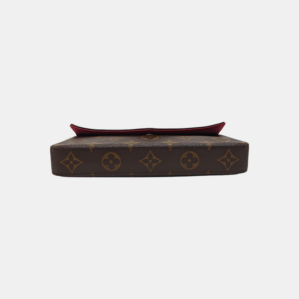 FÉLICIE Monogram Coated Canvas Brown