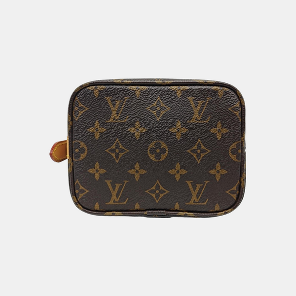 ALL IN Monogram Coated Canvas Brown