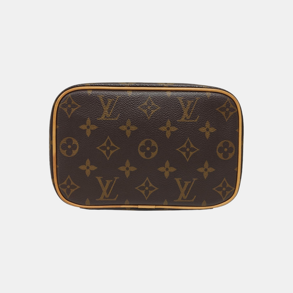 NICE Mini Monogram Coated Canvas Brown