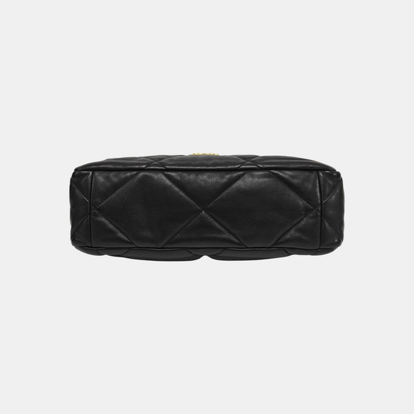 CHANEL 19 Medium Quilted Lambskin Black