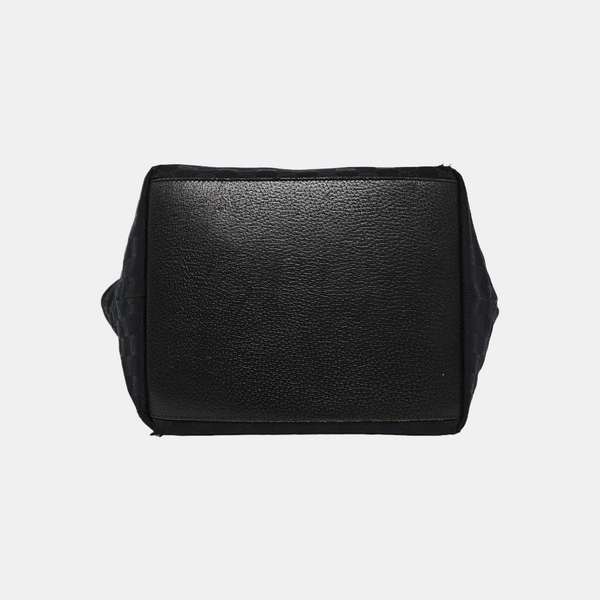 Monogram Canvas Tote Bag Black