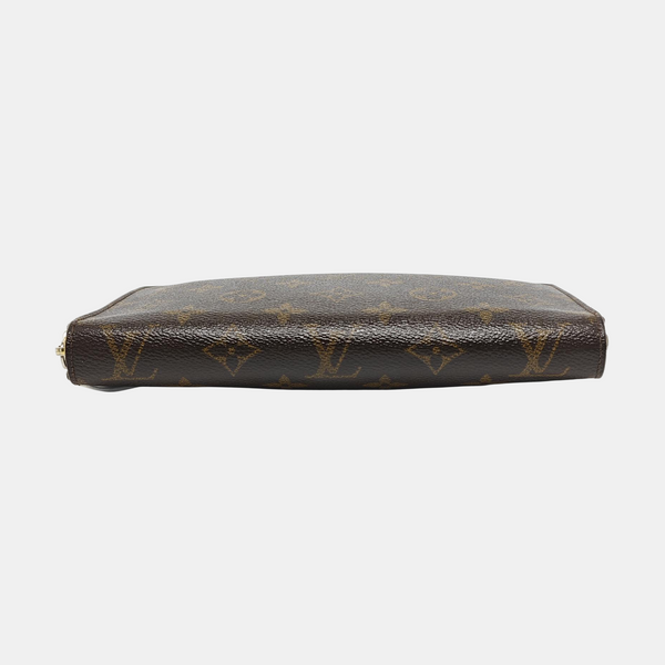 ZIPPY Monogram Coated Canvas Brown Wallet