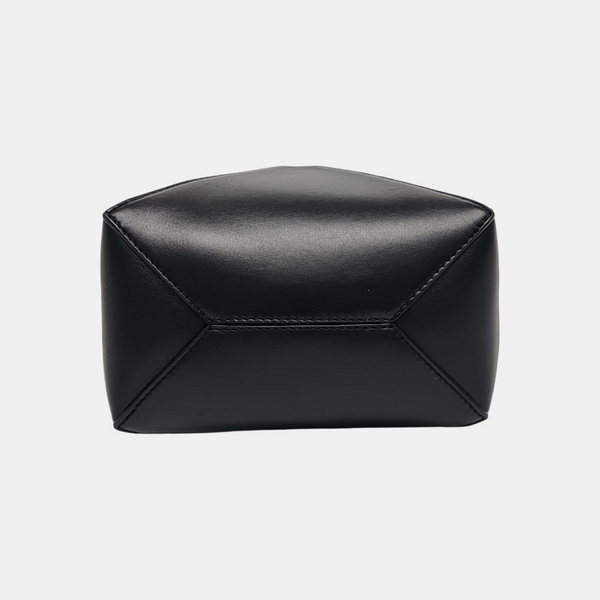 Authenticated pre-owned Puzzle Fold Mini Calfskin Black - Tote Bag at Looply