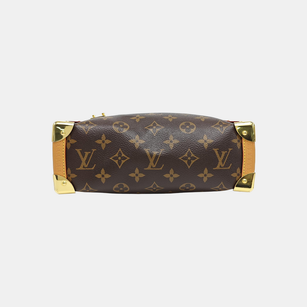 SIDE TRUNK MM Monogram Coated Canvas Brown