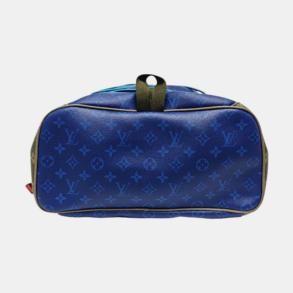 GM Monogram Coated Canvas Blue