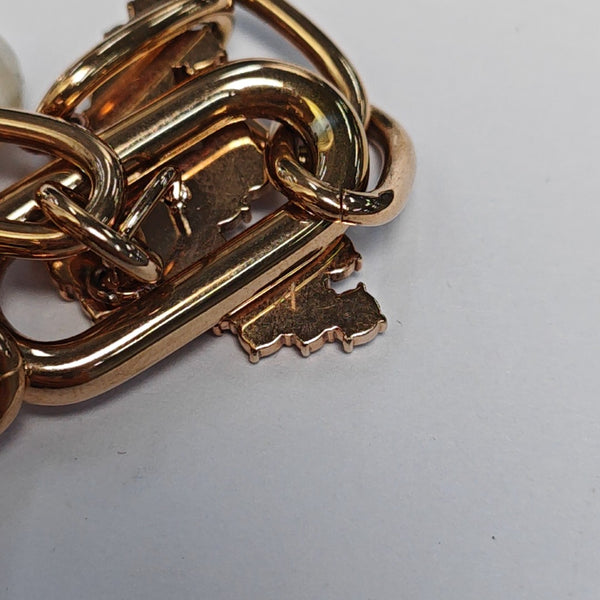 Steel Rose Gold Necklace