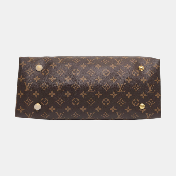 CARRYALL MM Monogram Coated Canvas Brown