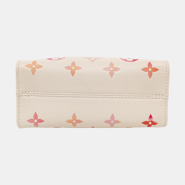 ONTHEGO BB Monogram Calfskin Beige