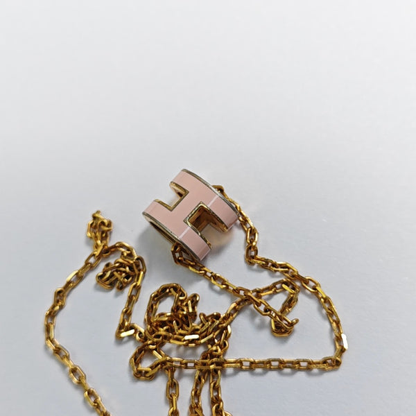 Pop H Metal Gold Necklace