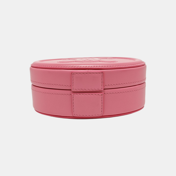 Authenticated pre-owned TRIOMPHE Calfskin Pink - Top Handle Bag at Looply