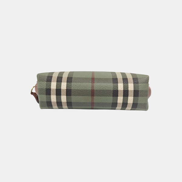 Coated Canvas Shoulder Bag Green