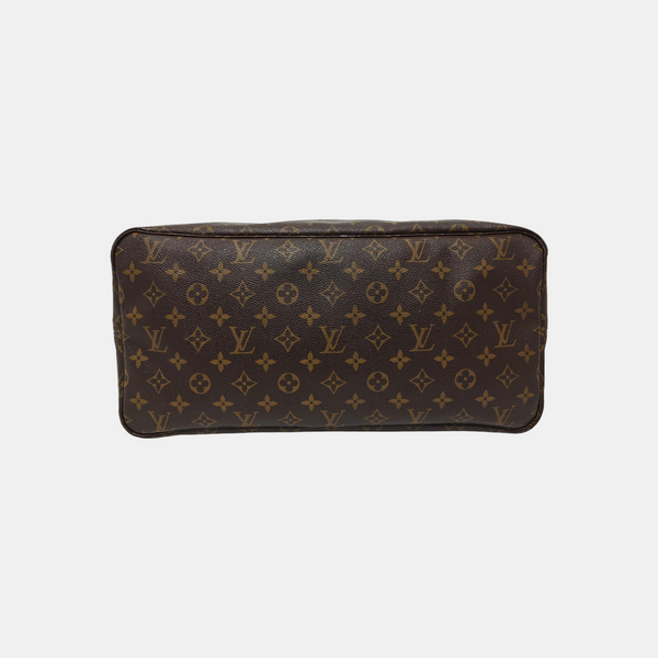 NEVERFULL GM Monogram Coated Canvas Brown