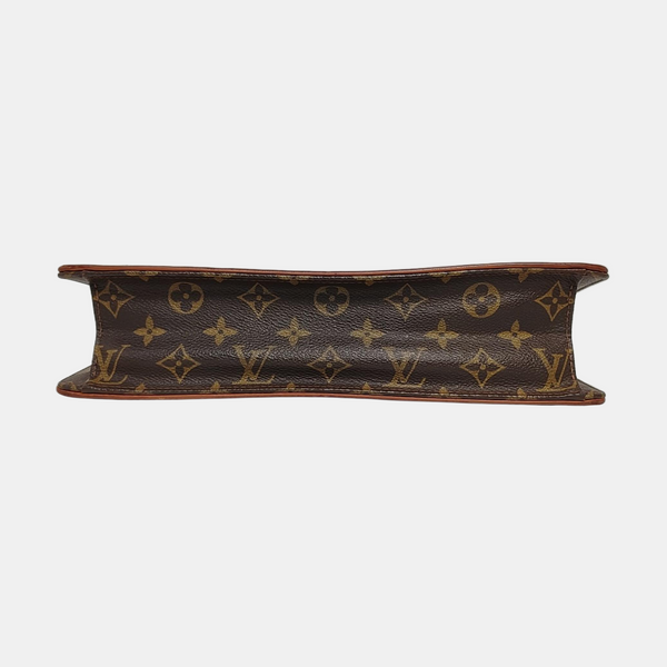 DAME GM Monogram Coated Canvas Brown