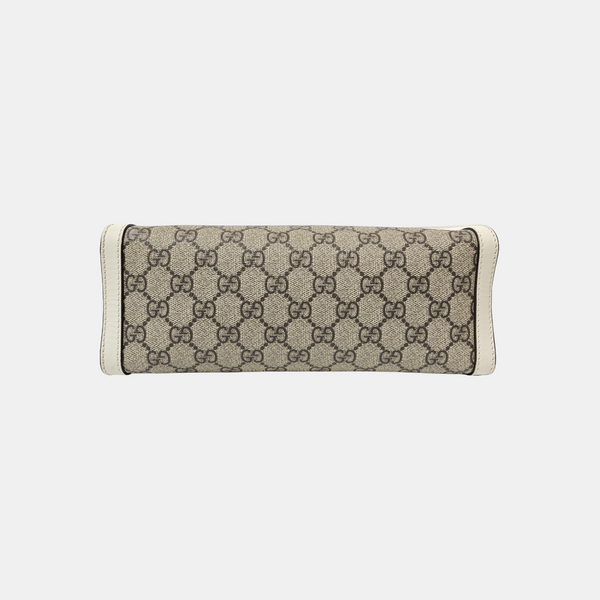 Padlock Small Monogram Coated Canvas Beige