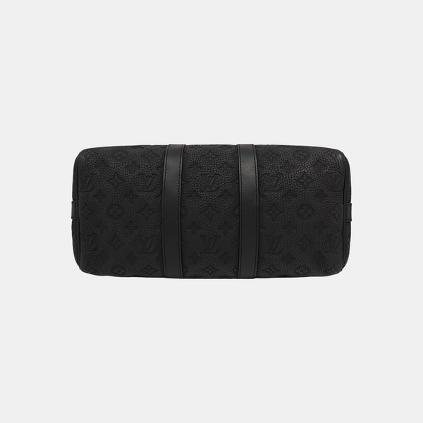 KEEPALL 35 Monogram Calfskin Black