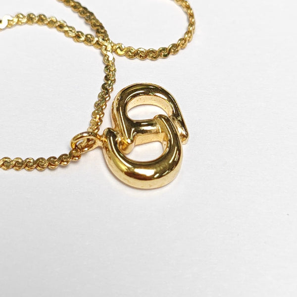 Petit CD Metal Gold Necklace