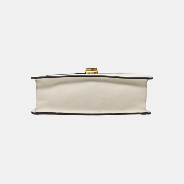 Sylvie Small Calfskin White