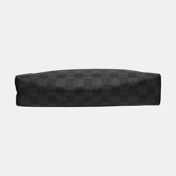 Pochette Voyag MM Damier Graphite Coated Canvas Gray