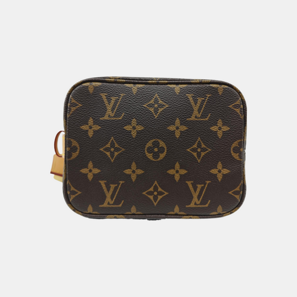 ALL IN BB Monogram Coated Canvas Brown