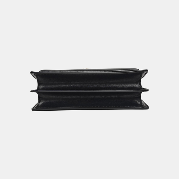 SUNSET Medium Calfskin Black