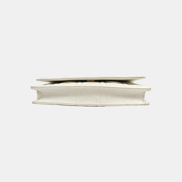 Cannage Calfskin Belt Bag White