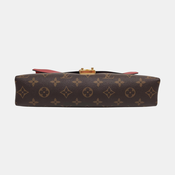 Authenticated pre-owned PALLAS Monogram Coated Canvas Brown - Shoulder Bag at Looply